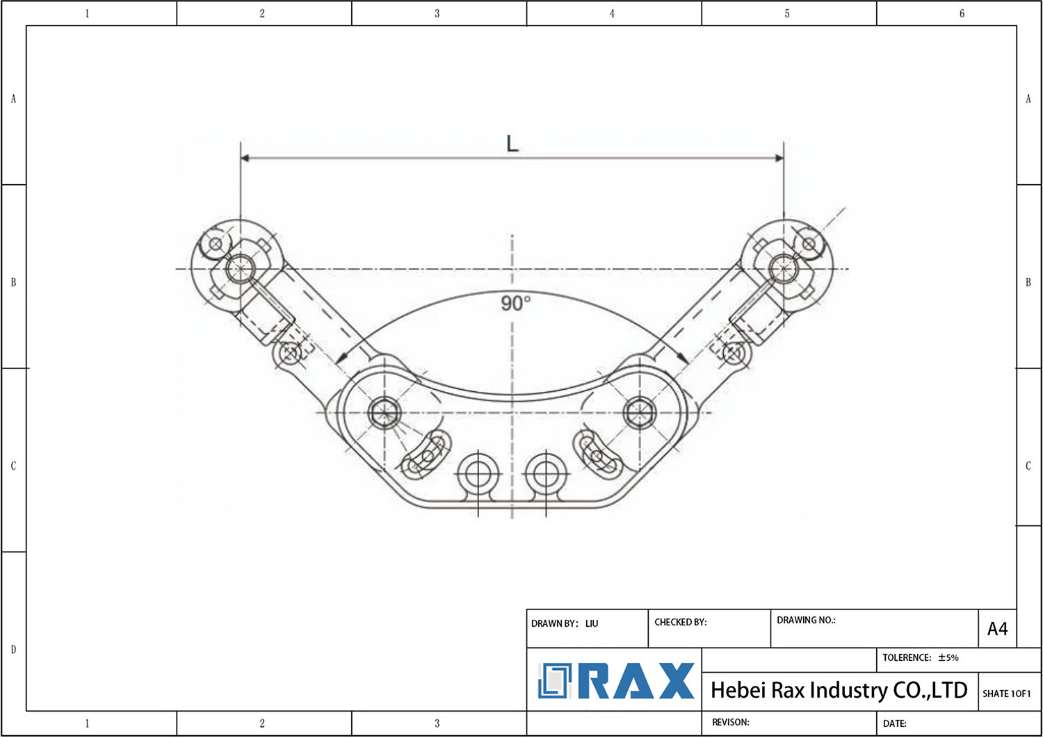 Spacer Damper Drawing