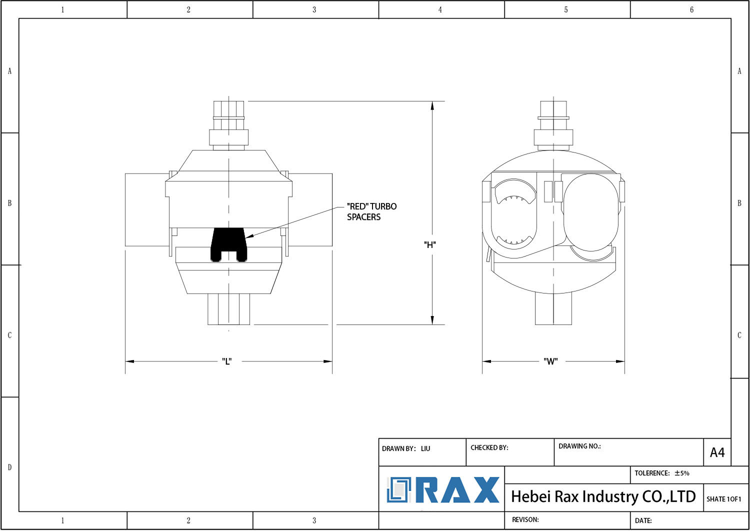 Insulation Piercing Connector Drawing