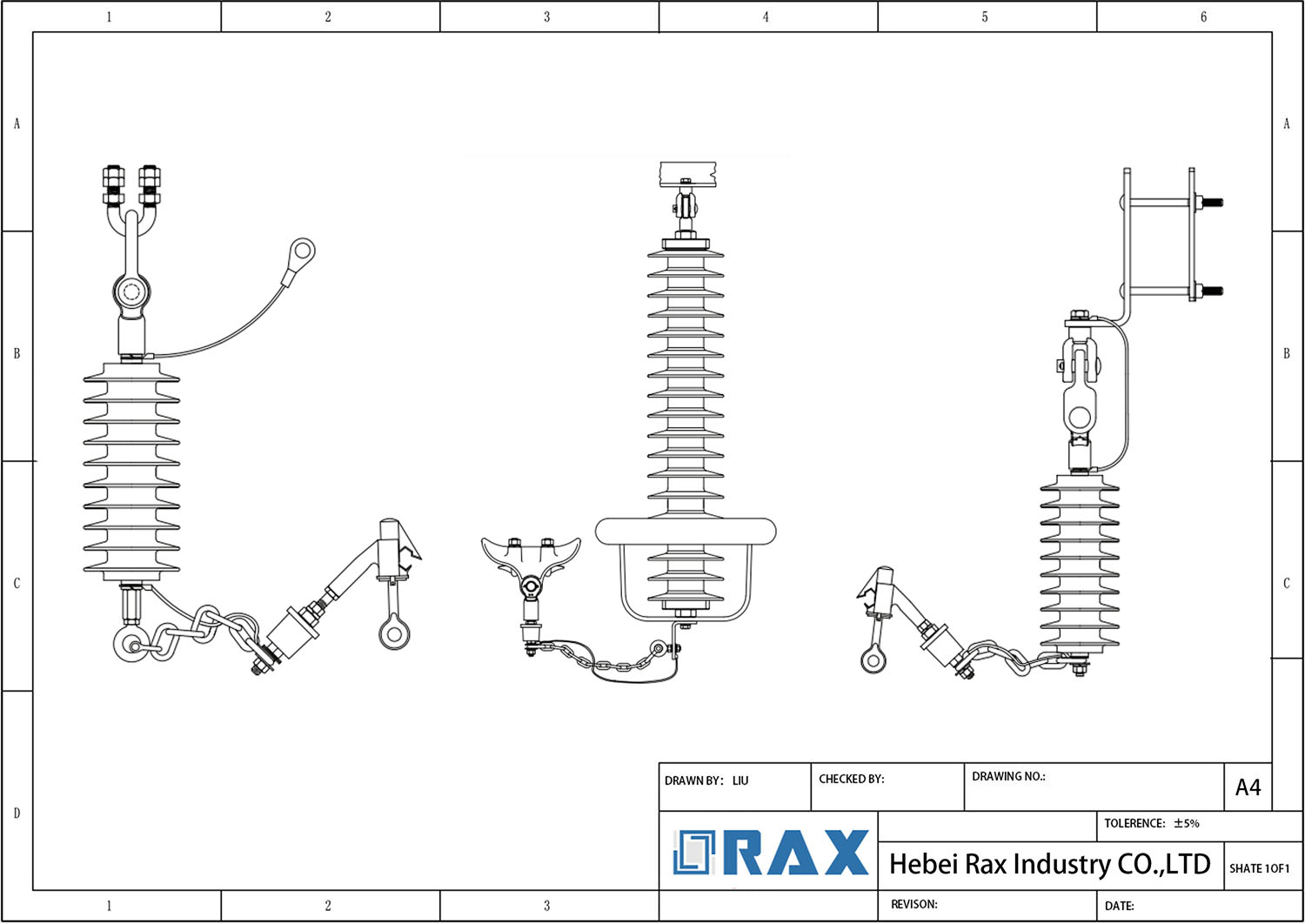 Tower Nount Non-Gapped Line Arrester (1)