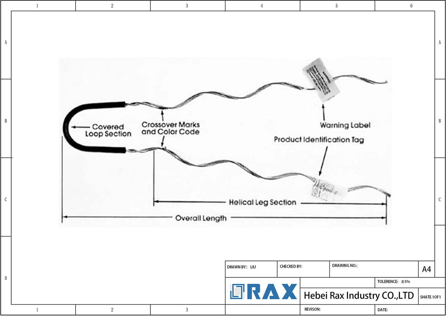 Slack Span Dead-end Drawing